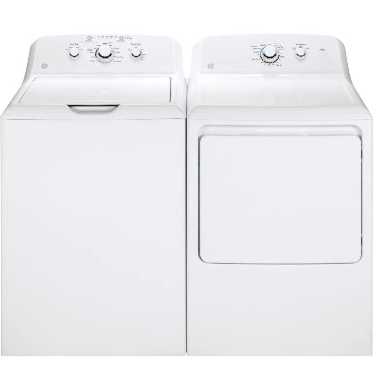 6.2 cu. ft. Capacity Electric Dryer with Up To 120 ft. Venting and Shallow Depth​ GTX33EASKWW