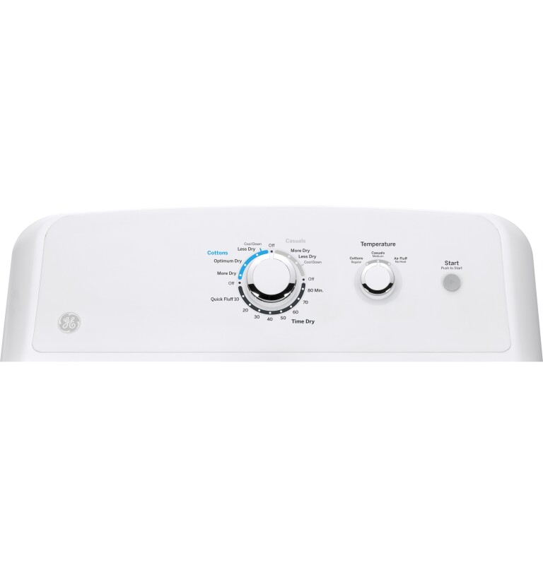 6.2 cu. ft. Capacity Gas Dryer with Up To 120 ft. Venting and Shallow Depth view 2
