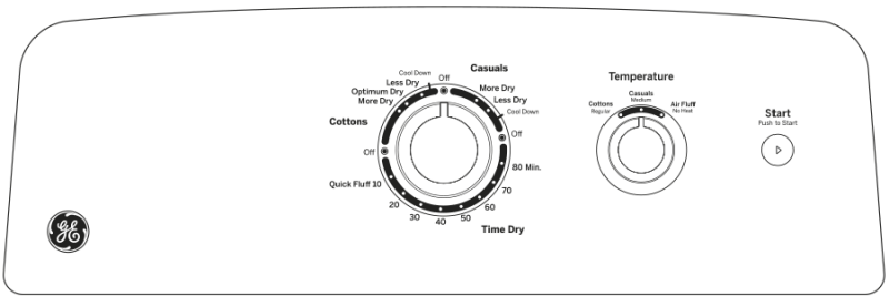 6.2 cu. ft. Capacity Gas Dryer with Up To 120 ft. Venting and Shallow Depth view 12