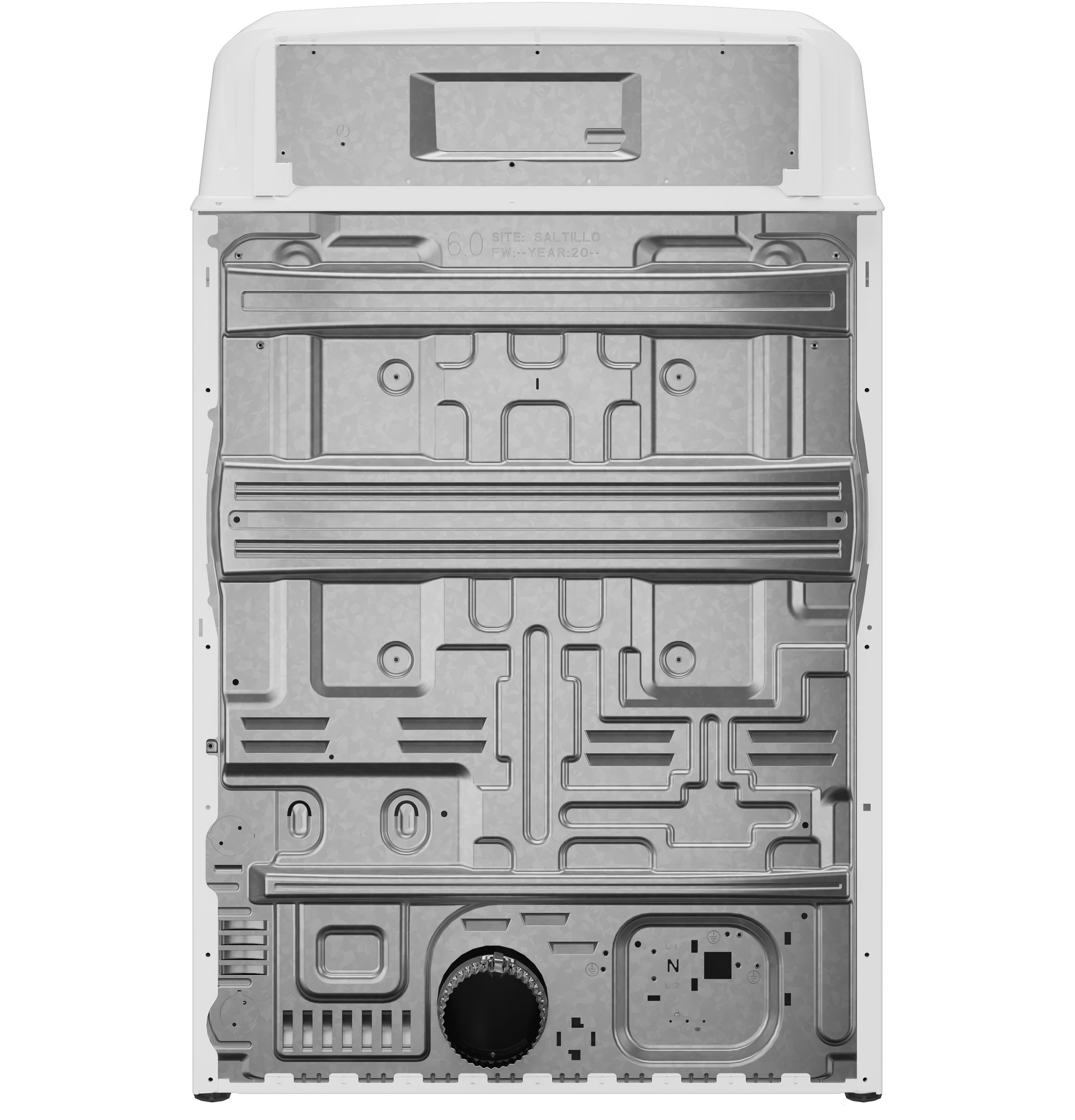 6.2 cu. ft. Capacity Gas Dryer with Up To 120 ft. Venting and Shallow Depth view 6