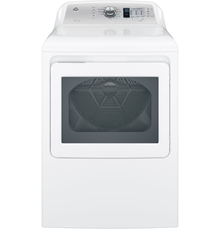 6.1 cu. ft. capacity aluminized alloy drum gas dryer with HE Sensor Dry GTX65GBSJWS