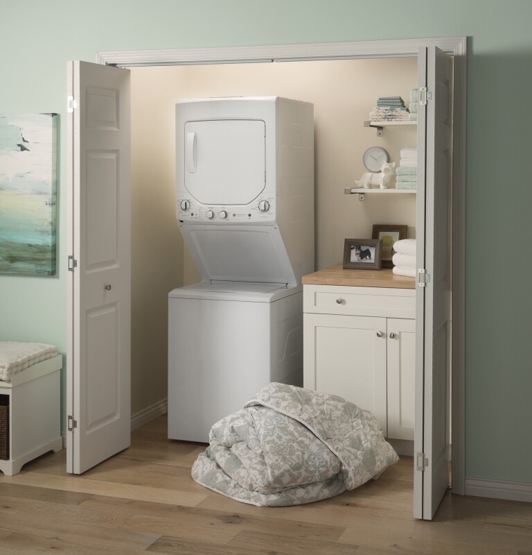 Unitized Spacemaker 2.3 cu. ft. Capacity Washer with Stainless Steel Basket and 4.4 cu. ft. Capacity Gas Dryer view 5
