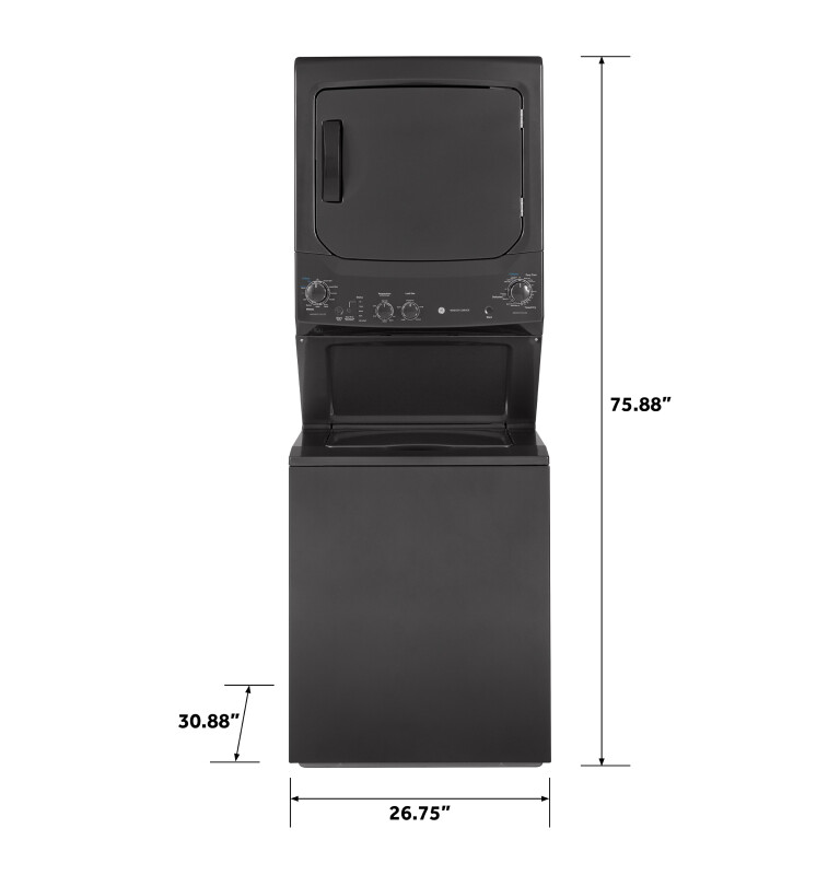 Unitized Spacemaker 3.8 cu. ft. Capacity Washer with Stainless Steel Basket and 5.9 cu. ft. Capacity Electric Dryer view 10