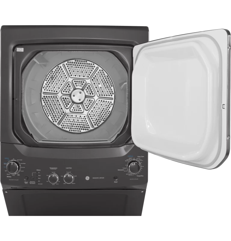 Laundry Center with Stainless Steel Basket and 5.9 cu. ft. Electric Dryer in Diamond Gray GUD27ESPMDG