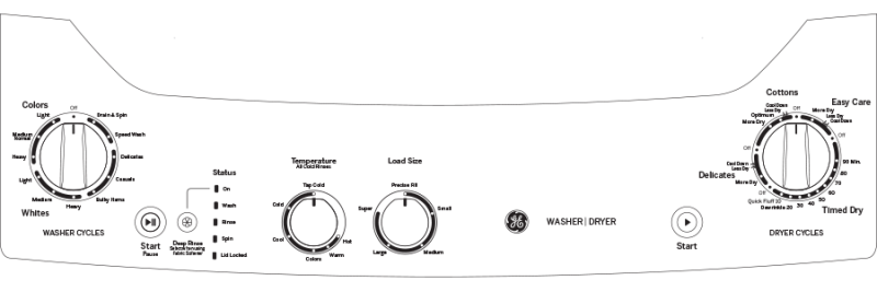 Unitized Spacemaker 3.8 cu. ft. Capacity Washer with Stainless Steel Basket and 5.9 cu. ft. Capacity Electric Dryer view 4