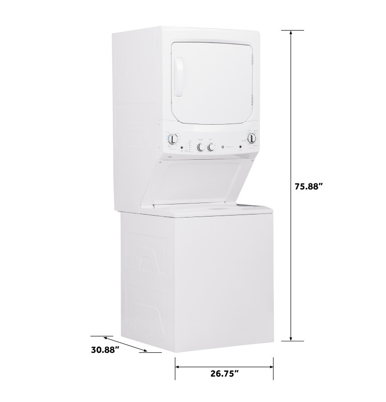 Unitized Spacemaker 3.8 cu. ft. Capacity Washer with Stainless Steel Basket and 5.9 cu. ft. Capacity Electric Dryer view 18