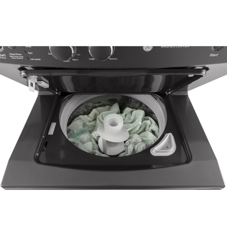 Unitized Spacemaker 3.8 cu. ft. Capacity Washer with Stainless Steel Basket and 5.9 cu. ft. Capacity Gas Dryer view 4