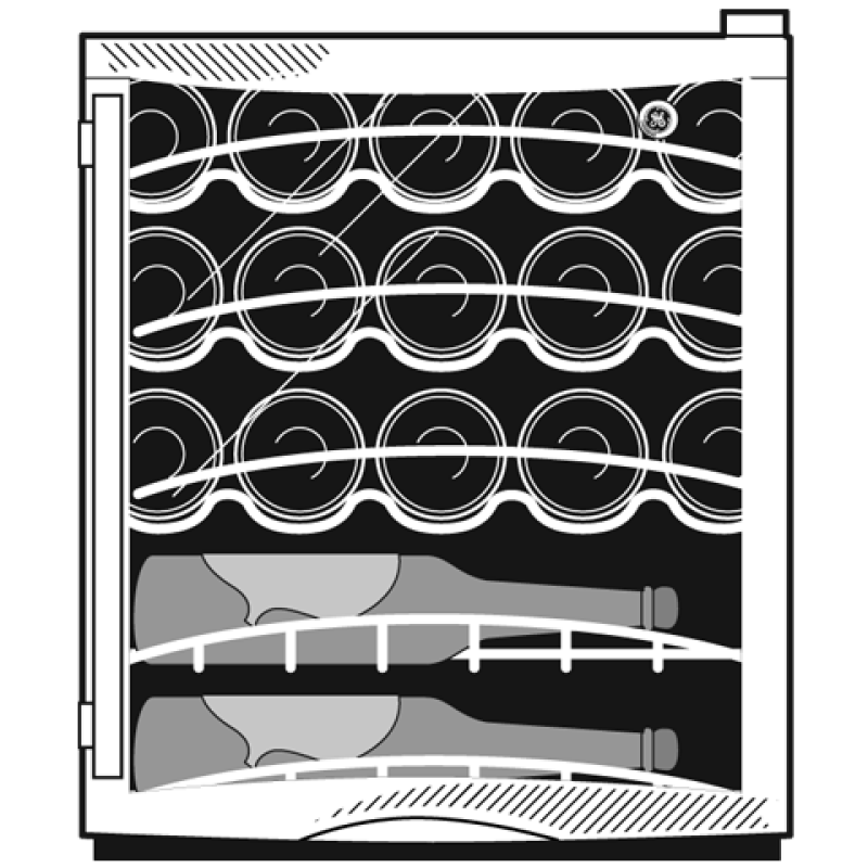 Wine Center GWS03ADWSS, product image 2 of 3
