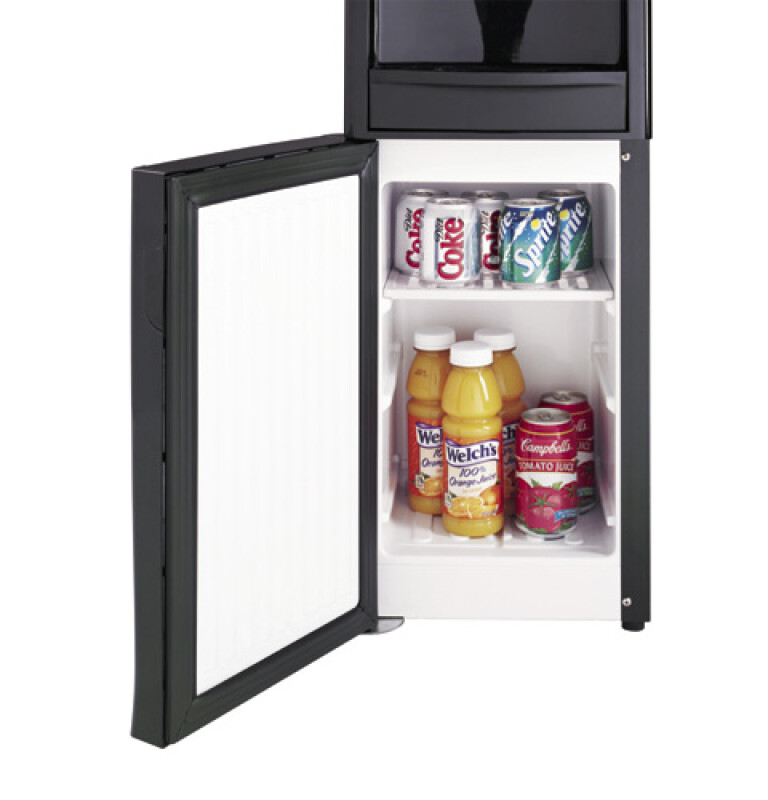 Hot and Cold Free-Standing Water Dispenser with Integrated Refreshment Chiller GXCF20FBB