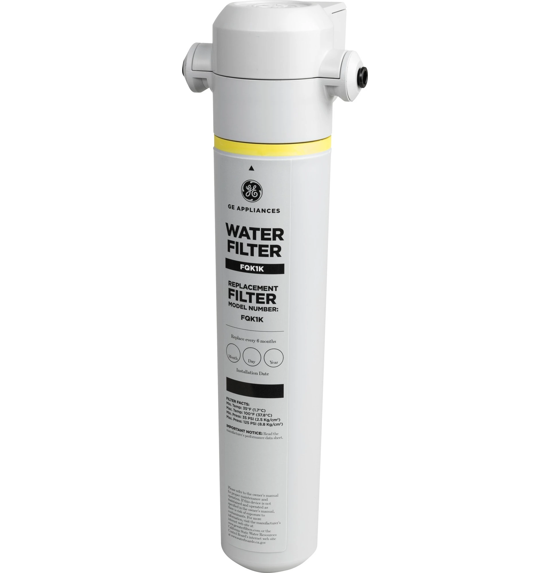 In-line Water Filtration System For Refrigerators Or Icemakers GXRLQK