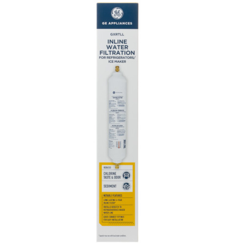 5-year In-line Water Filtration System For Refrigerators Or Icemakers GXRTLL