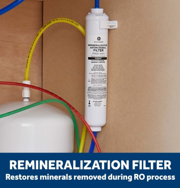 Reverse Osmosis 5 Stage Premium Water Filtration System With Faucet GXRV40TBN