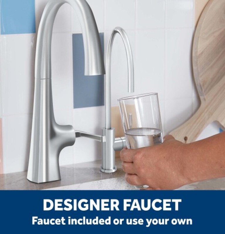 Reverse Osmosis 5 Stage Premium Water Filtration System With Faucet GXRV40TBN