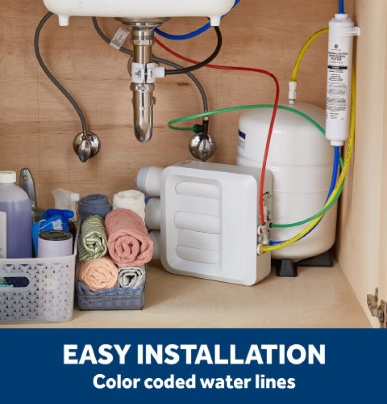 Reverse Osmosis 5 Stage Premium Water Filtration System With Faucet GXRV40TBN