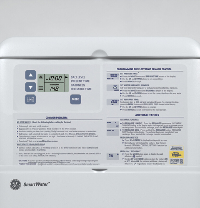 18,000 Grain Water Softener GXSF18G, product image 5 of 5