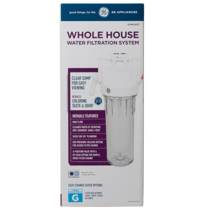 Whole House Water Filtration System GXWH20T