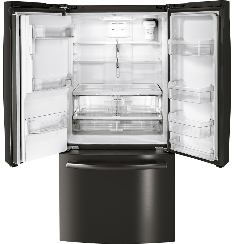 17.5 Cu. Ft. Counter-Depth French-Door Refrigerator GYE18JBLTS, product image 3 of 10