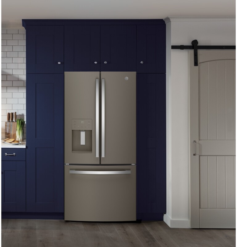 17.5 Cu. Ft. Counter-Depth French-Door Refrigerator GYE18JMLES, product image 8 of 12