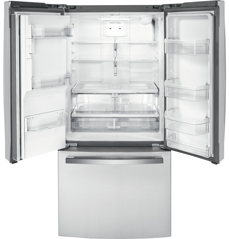 17.5 Cu. Ft. Counter-Depth French-Door Refrigerator GYE18JSLSS, product image 3 of 11