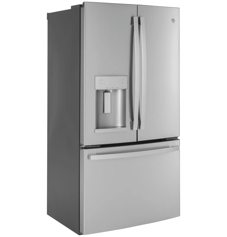 ENERGY STAR 22.1 Cu. Ft. Counter-Depth Fingerprint Resistant French-Door Refrigerator GYE22GYNFS