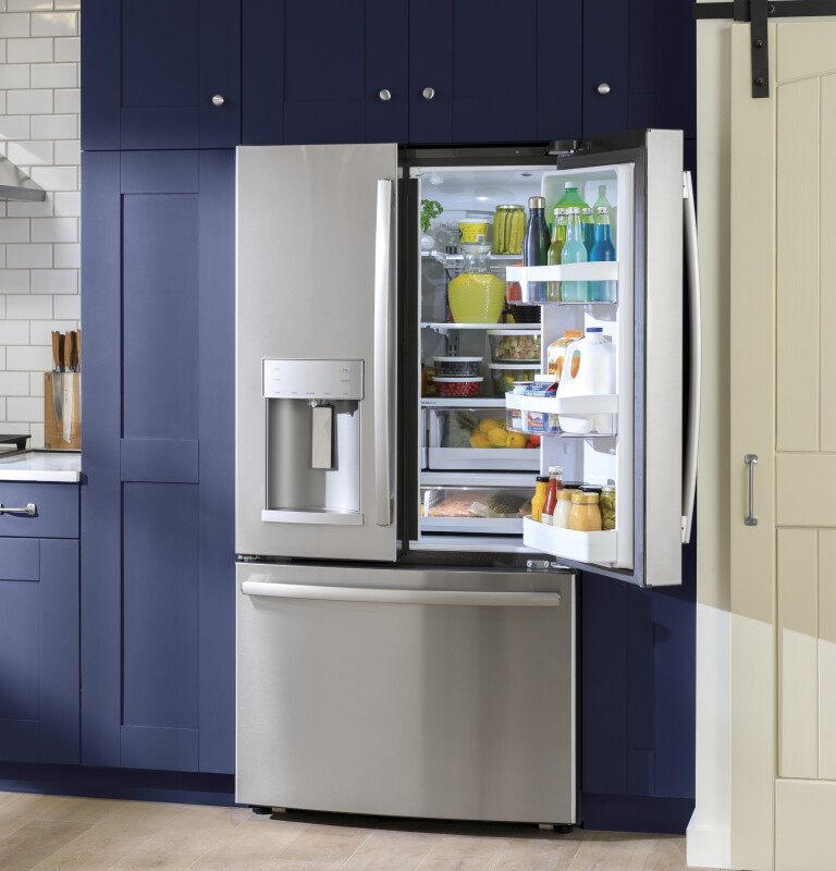 22.1 Cu. Ft. Counter-Depth French-Door Refrigerator GYE22HSKSS, product image 21 of 24