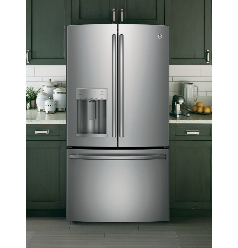 22.1 Cu. Ft. Counter-Depth French-Door Refrigerator GYE22KSHSS