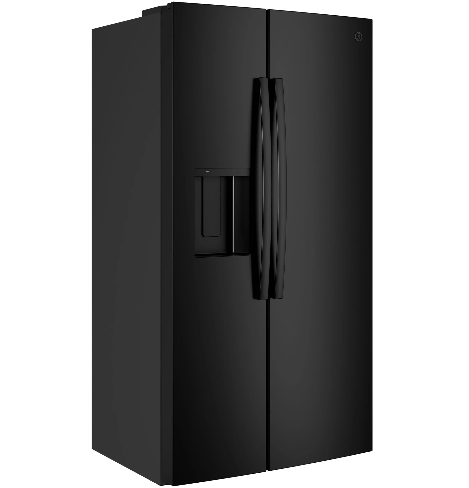 23.6 Cu. Ft. Counter-Depth Side-By-Side Refrigerator with Extra Tall Dispenser and In-Door Icemaker GZE24NGYBB