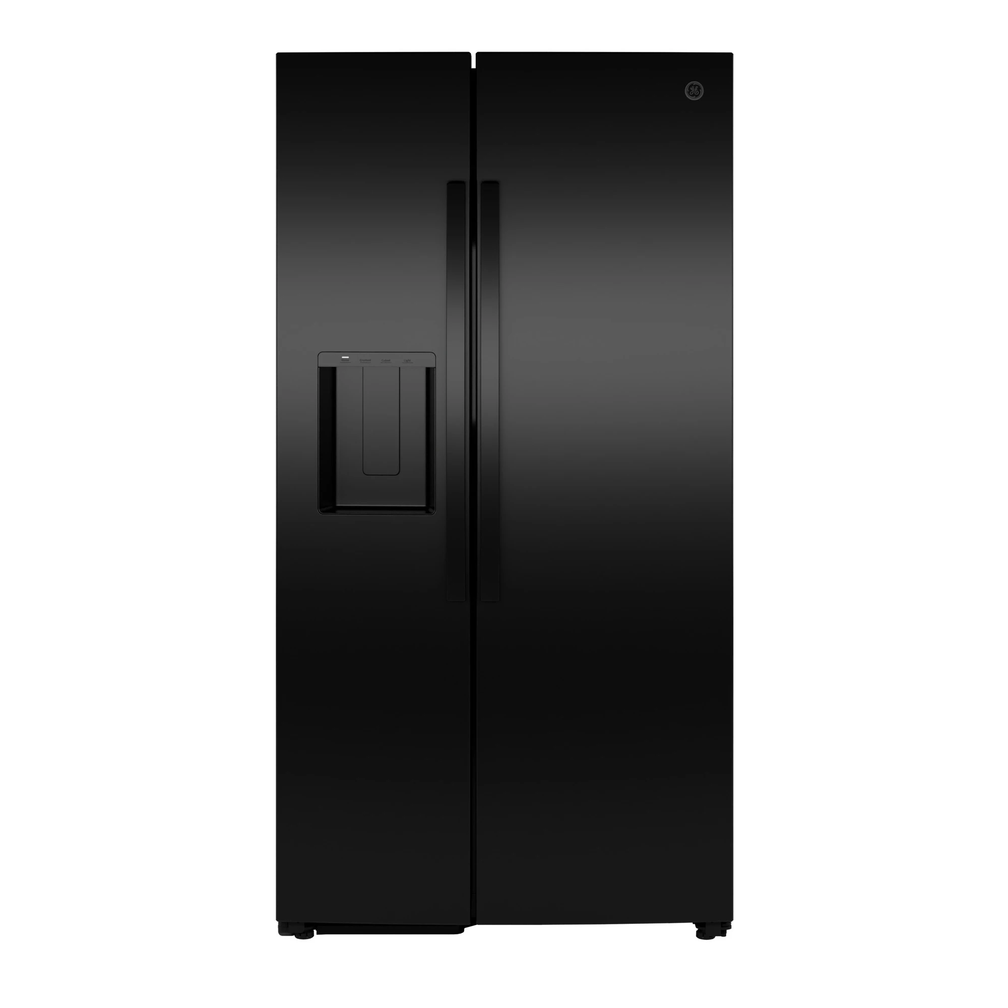 23.6 Cu. Ft. Counter-Depth Side-By-Side Refrigerator with Extra Tall Dispenser and In-Door Icemaker GZE24NGYBB