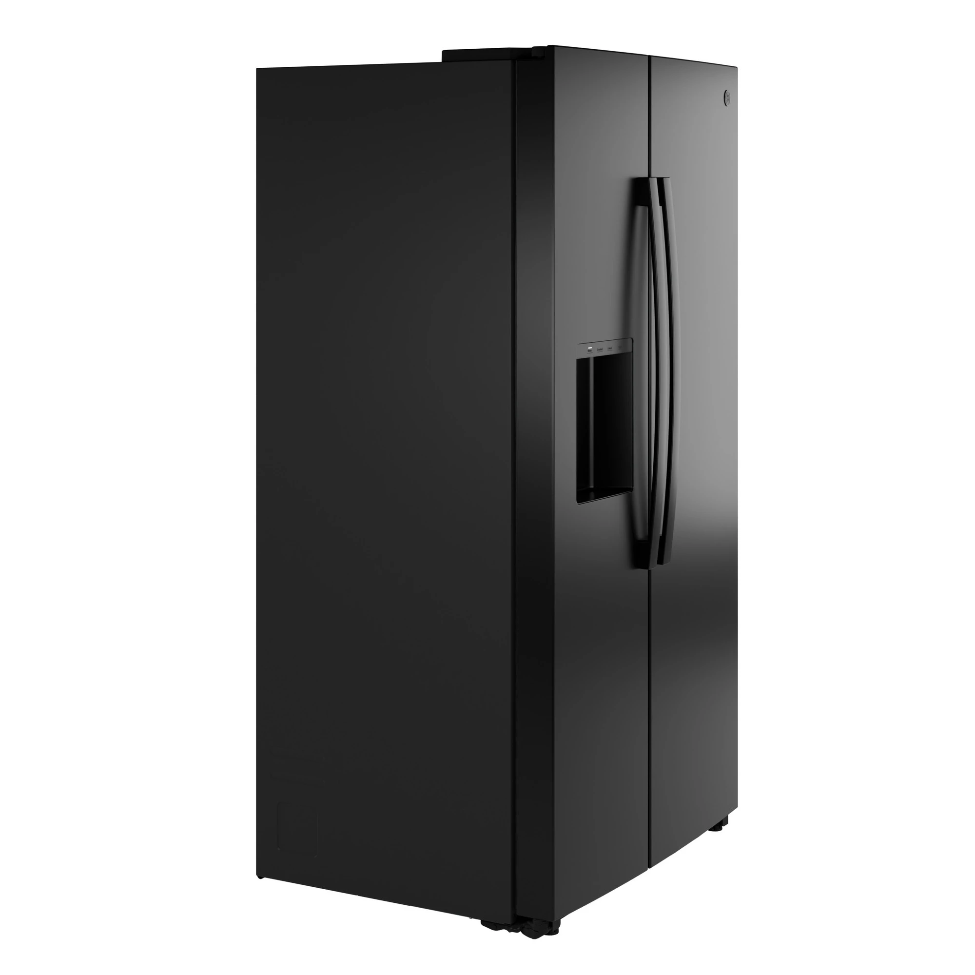 23.6 Cu. Ft. Counter-Depth Side-By-Side Refrigerator with Extra Tall Dispenser and In-Door Icemaker GZE24NGYBB