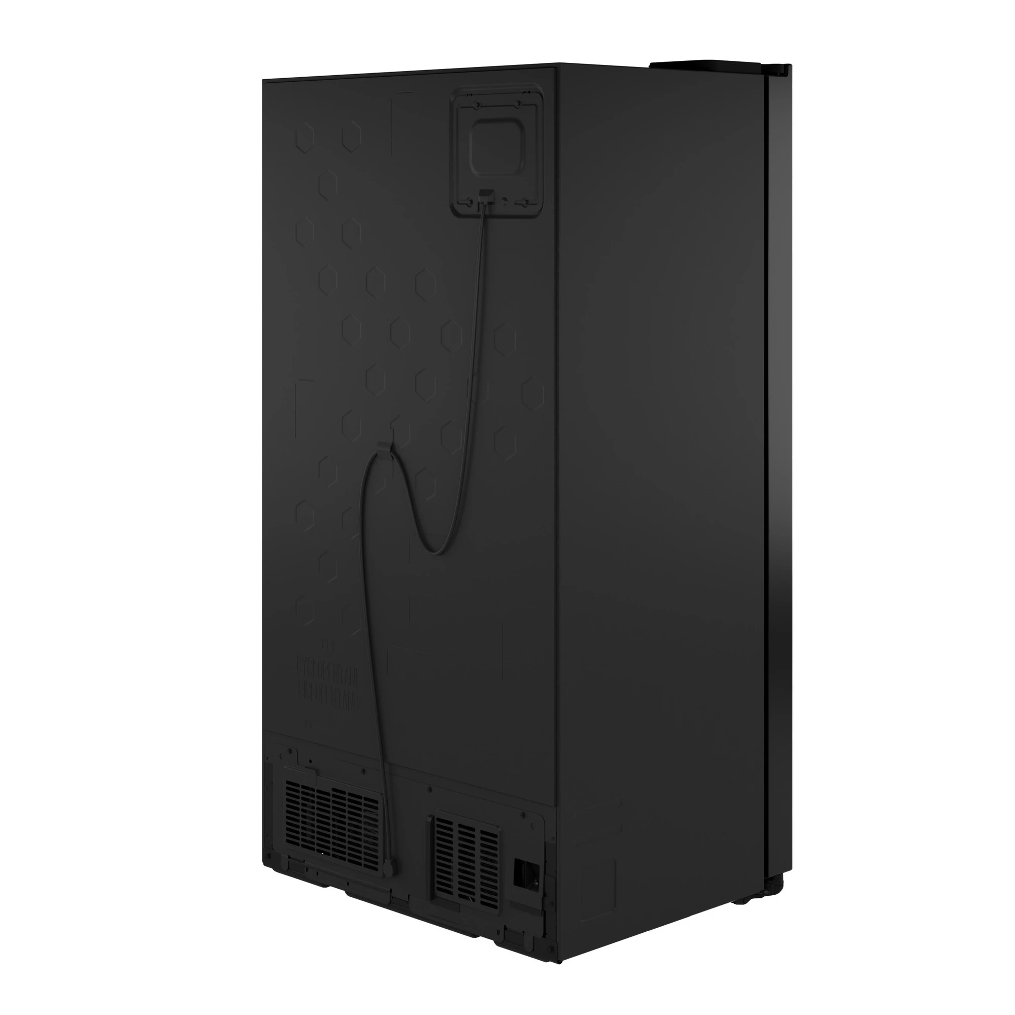 23.6 Cu. Ft. Counter-Depth Side-By-Side Refrigerator with Extra Tall Dispenser and In-Door Icemaker GZE24NGYBB