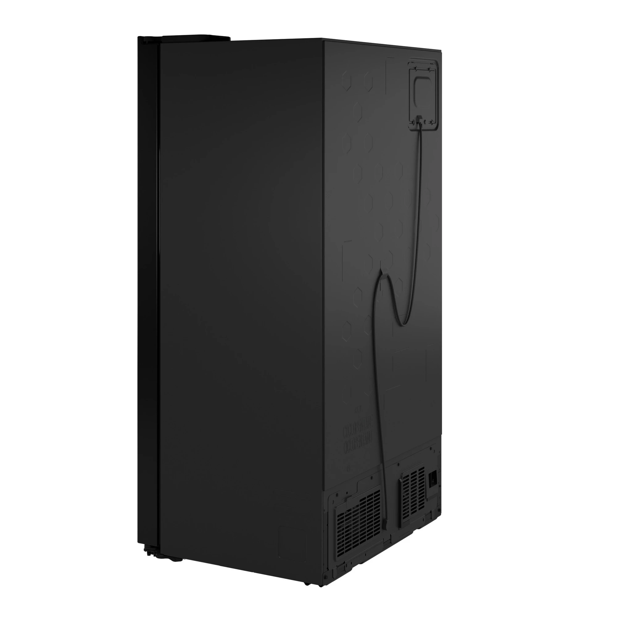 23.6 Cu. Ft. Counter-Depth Side-By-Side Refrigerator with Extra Tall Dispenser and In-Door Icemaker GZE24NGYBB