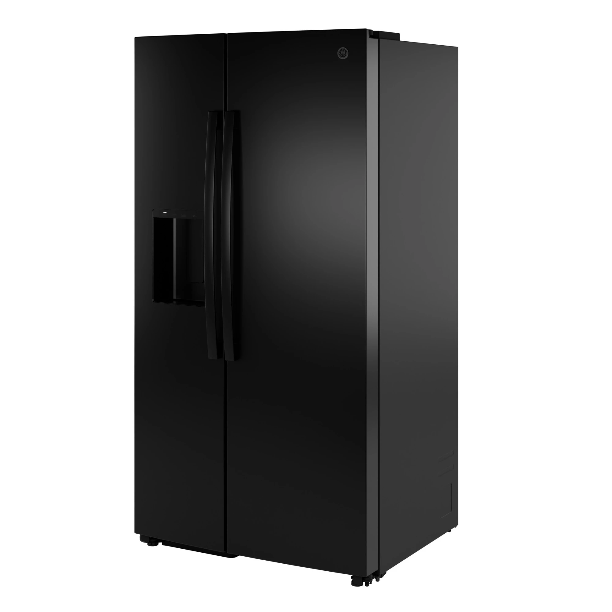 23.6 Cu. Ft. Counter-Depth Side-By-Side Refrigerator with Extra Tall Dispenser and In-Door Icemaker GZE24NGYBB
