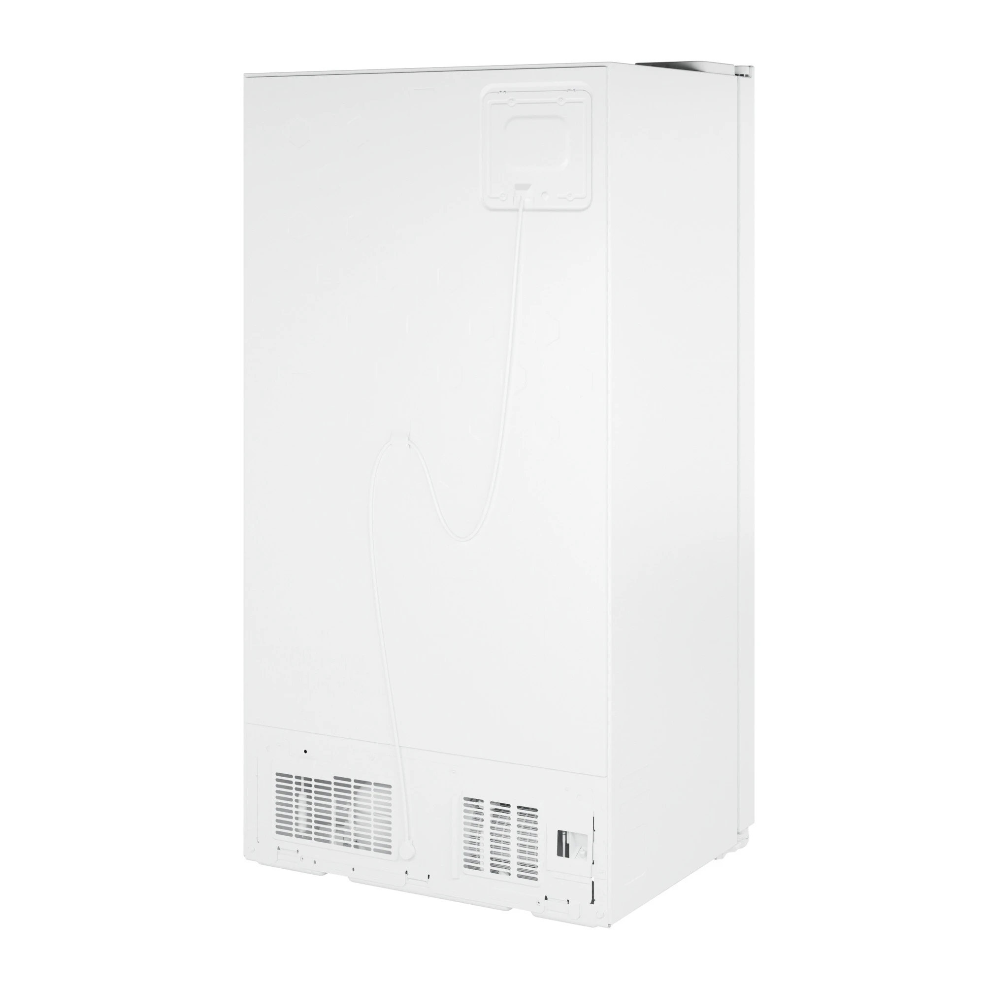 23.6 Cu. Ft. Counter-Depth Side-By-Side Refrigerator with Extra Tall Dispenser and In-Door Icemaker GZE24NGYWW
