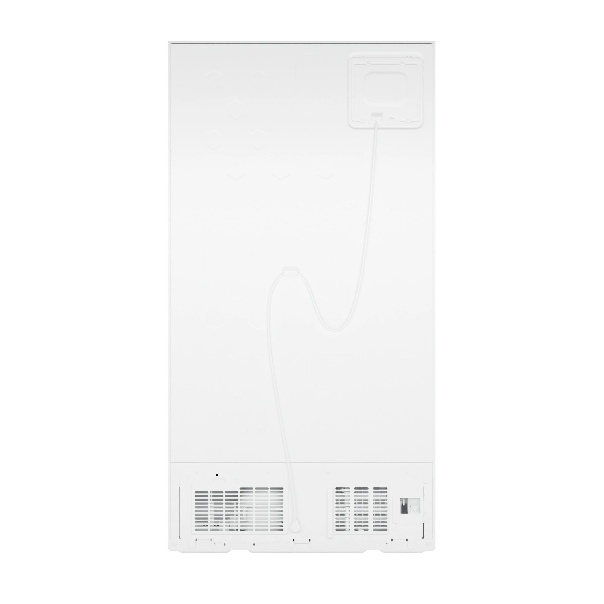 23.6 Cu. Ft. Counter-Depth Side-By-Side Refrigerator with Extra Tall Dispenser and In-Door Icemaker GZE24NGYWW