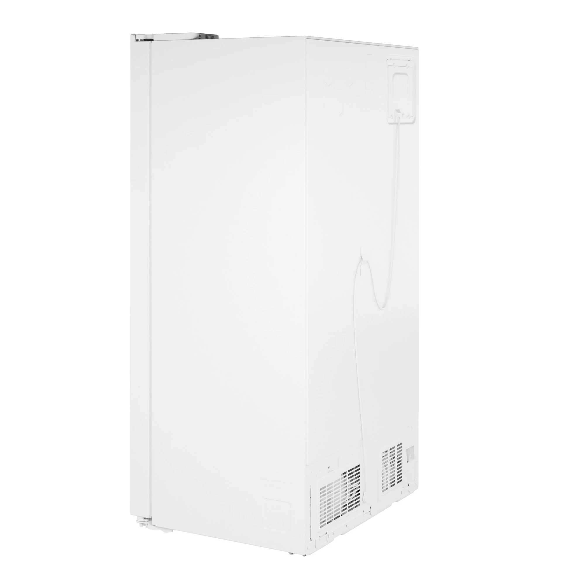 23.6 Cu. Ft. Counter-Depth Side-By-Side Refrigerator with Extra Tall Dispenser and In-Door Icemaker GZE24NGYWW