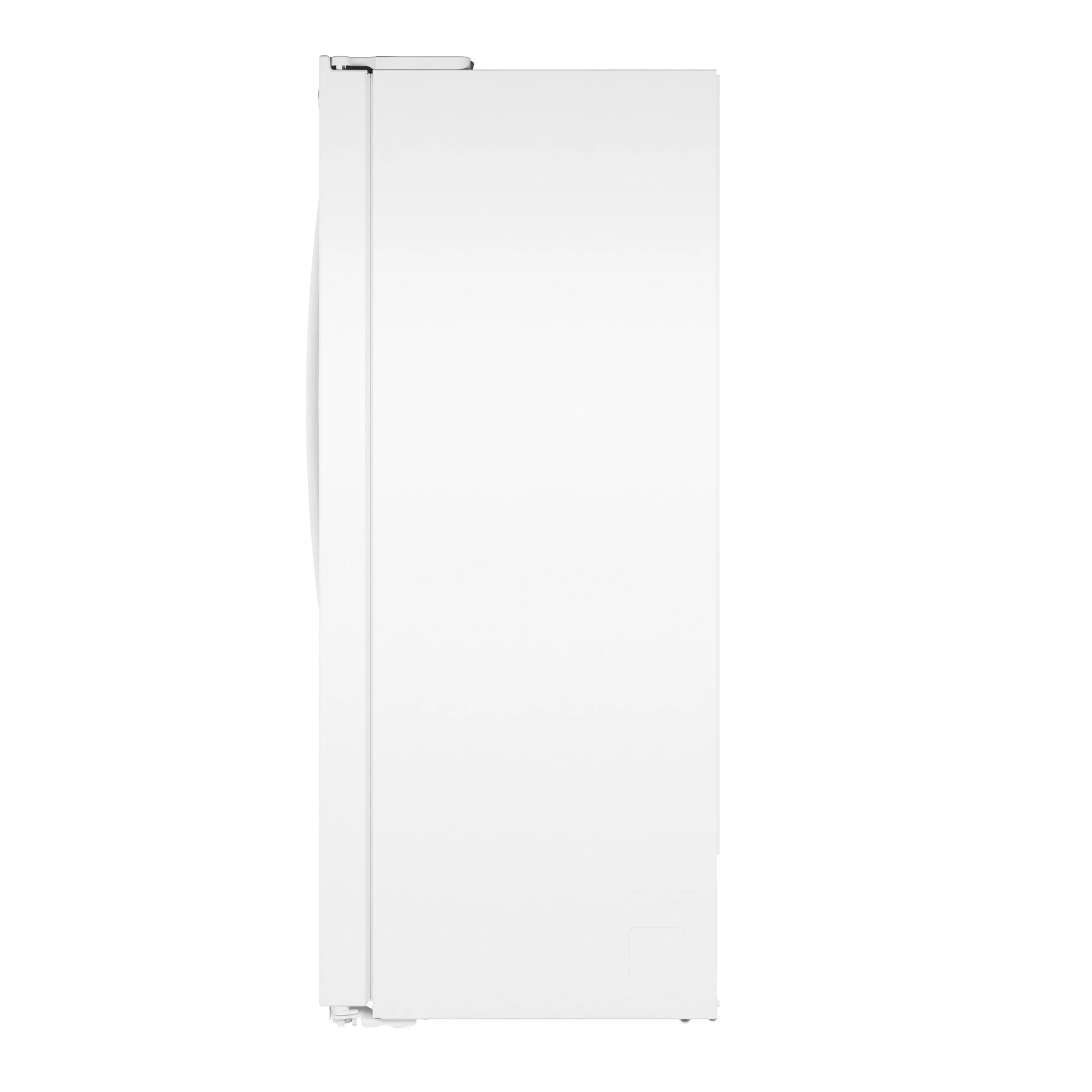 23.6 Cu. Ft. Counter-Depth Side-By-Side Refrigerator with Extra Tall Dispenser and In-Door Icemaker GZE24NGYWW