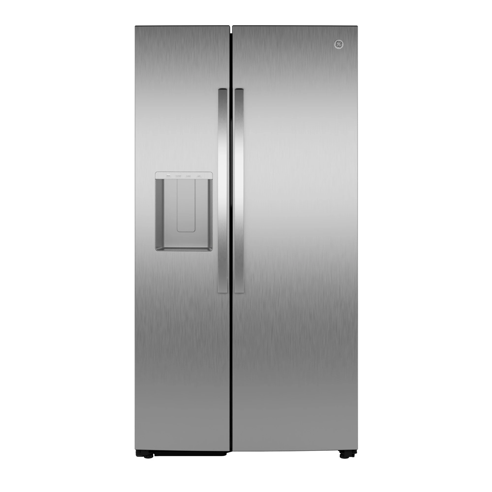 23.6 Cu. Ft. Counter-Depth Side-By-Side Refrigerator with Extra Tall Dispenser and In-Door Icemaker GZE24NYYFS