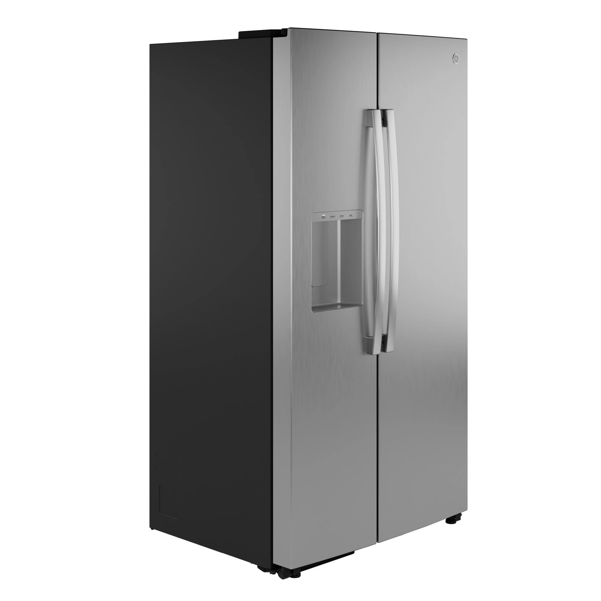 23.6 Cu. Ft. Counter-Depth Side-By-Side Refrigerator with Extra Tall Dispenser and In-Door Icemaker GZE24NYYFS
