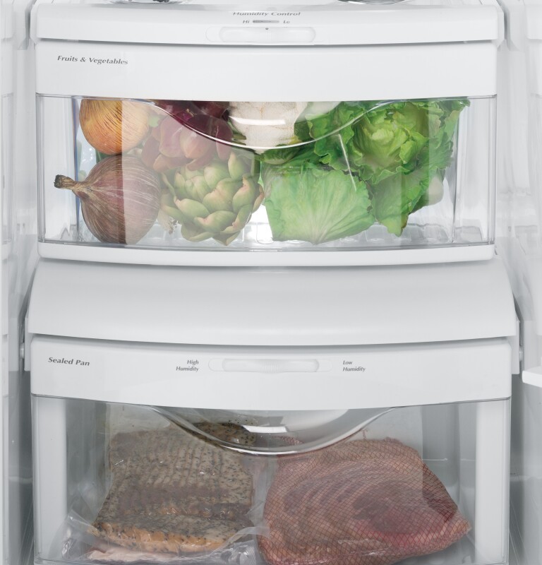 Fresh food multi-level drawers