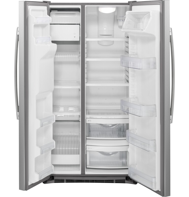 Ge® 21.9 Cu. Ft. Counter-depth Side-by-side Refrigerator GZS22DSJSS