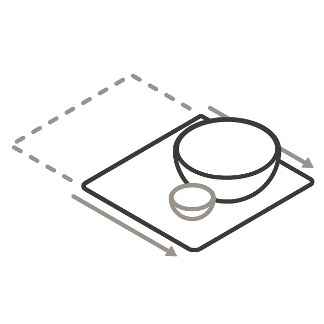 Adjustable slide-out, spillproof glass shelves