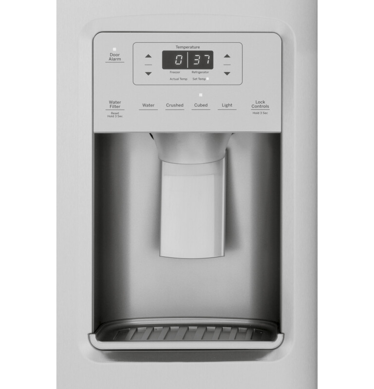 GE 21.8 Cu. Ft. Side-by-Side Refrigerator | GZS22IYNFS