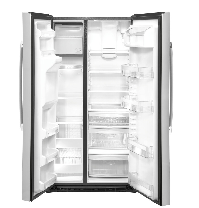 不二家 - 0002 GE 21.8 Cu. Ft. Side-by-Side Refrigerator | GZS22IYNFS