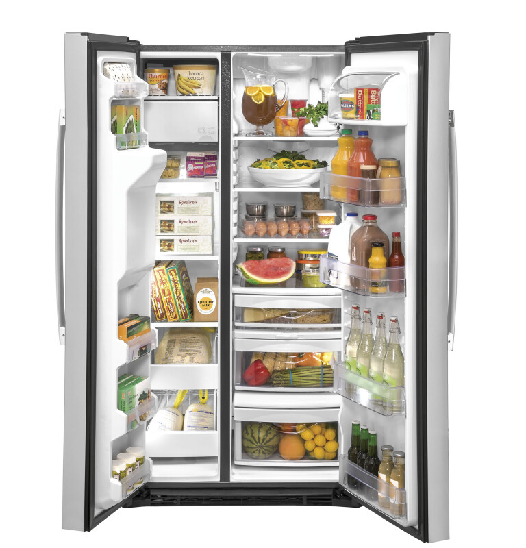 21.8 Cu. Ft. Counter-Depth Fingerprint Resistant Side-By-Side Refrigerator view 2