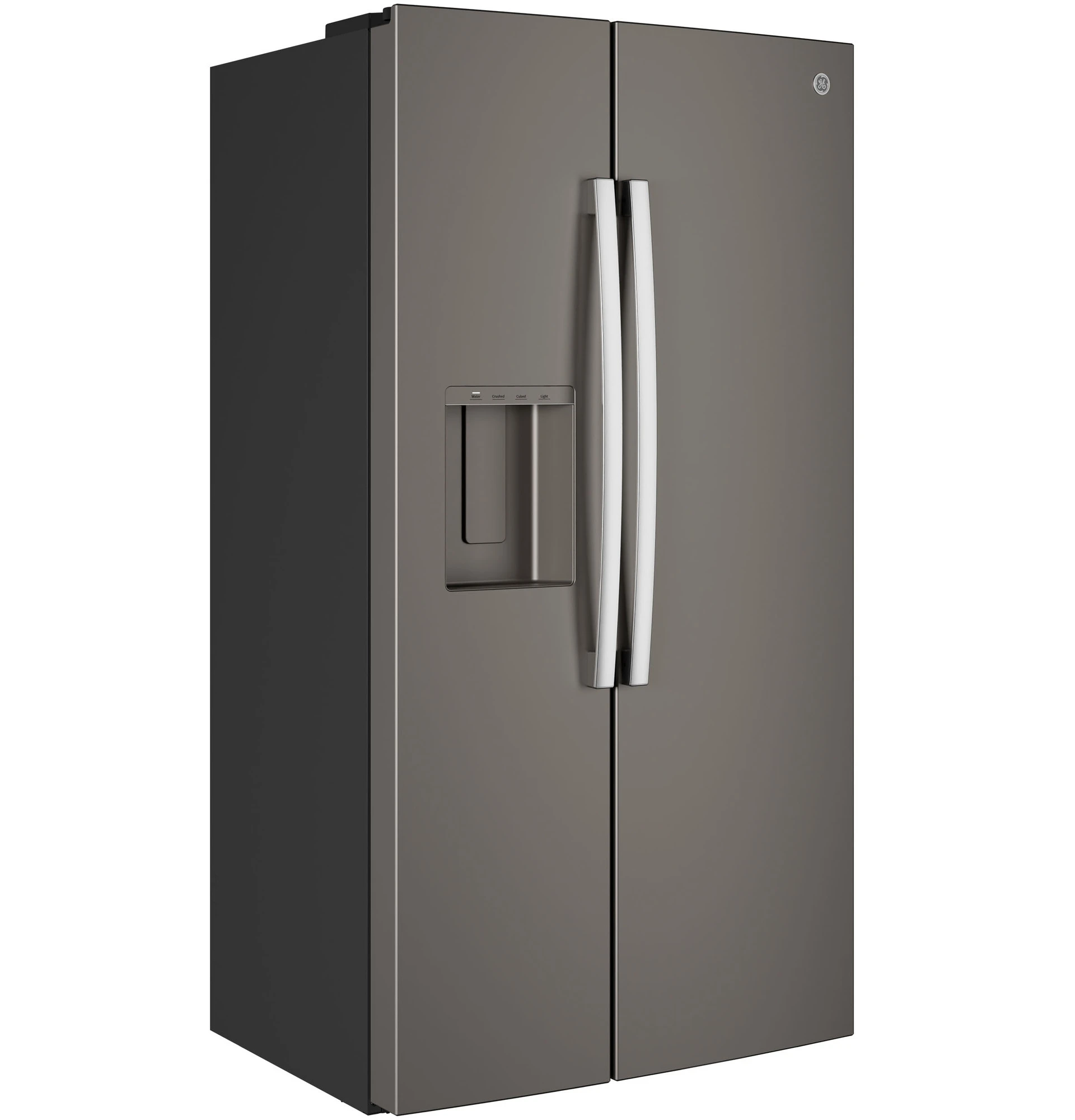 23.6 Cu. Ft. Counter-Depth Side-By-Side Refrigerator with Extra Tall Dispenser and In-Door Icemaker GZS24NMYES