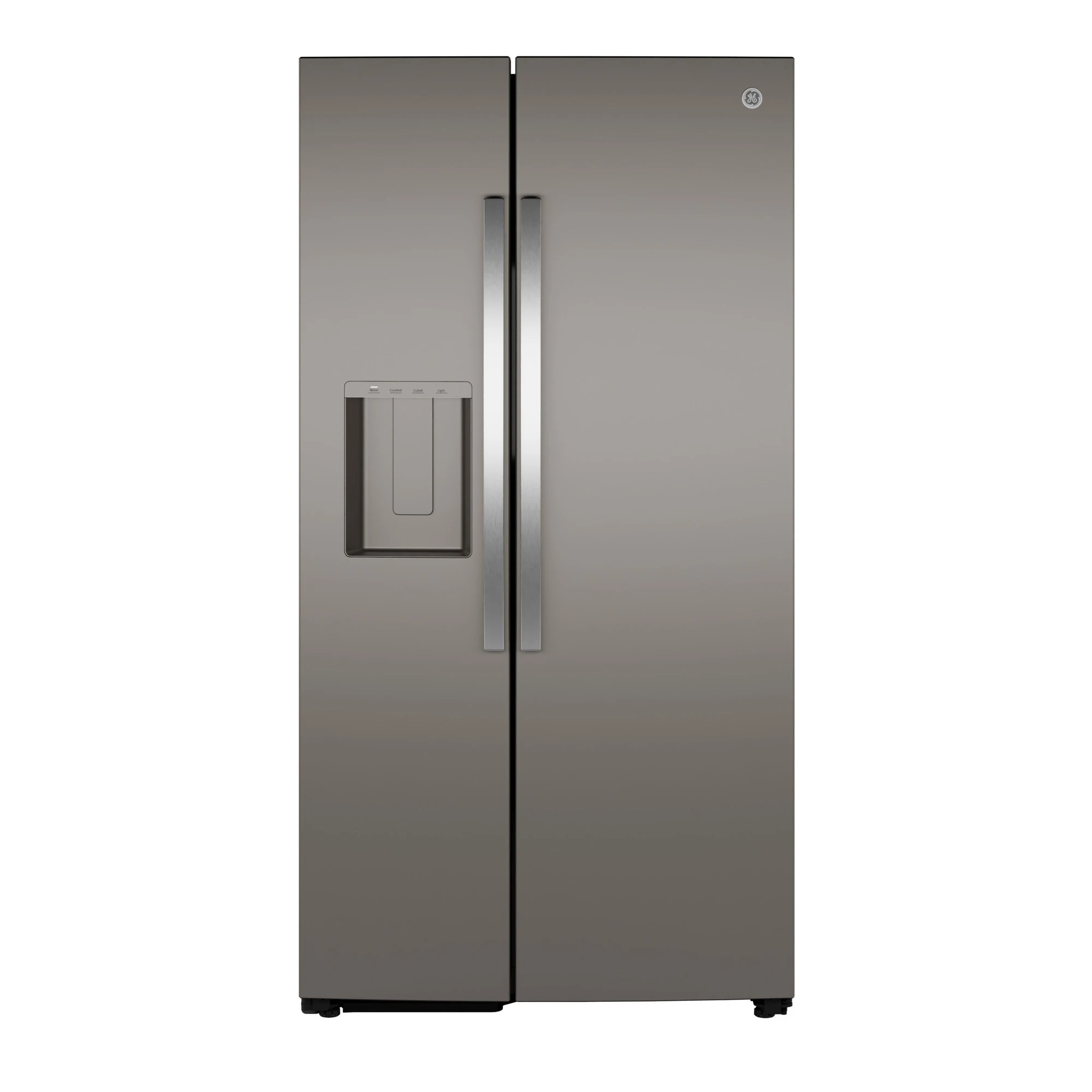 23.6 Cu. Ft. Counter-Depth Side-By-Side Refrigerator with Extra Tall Dispenser and In-Door Icemaker GZS24NMYES