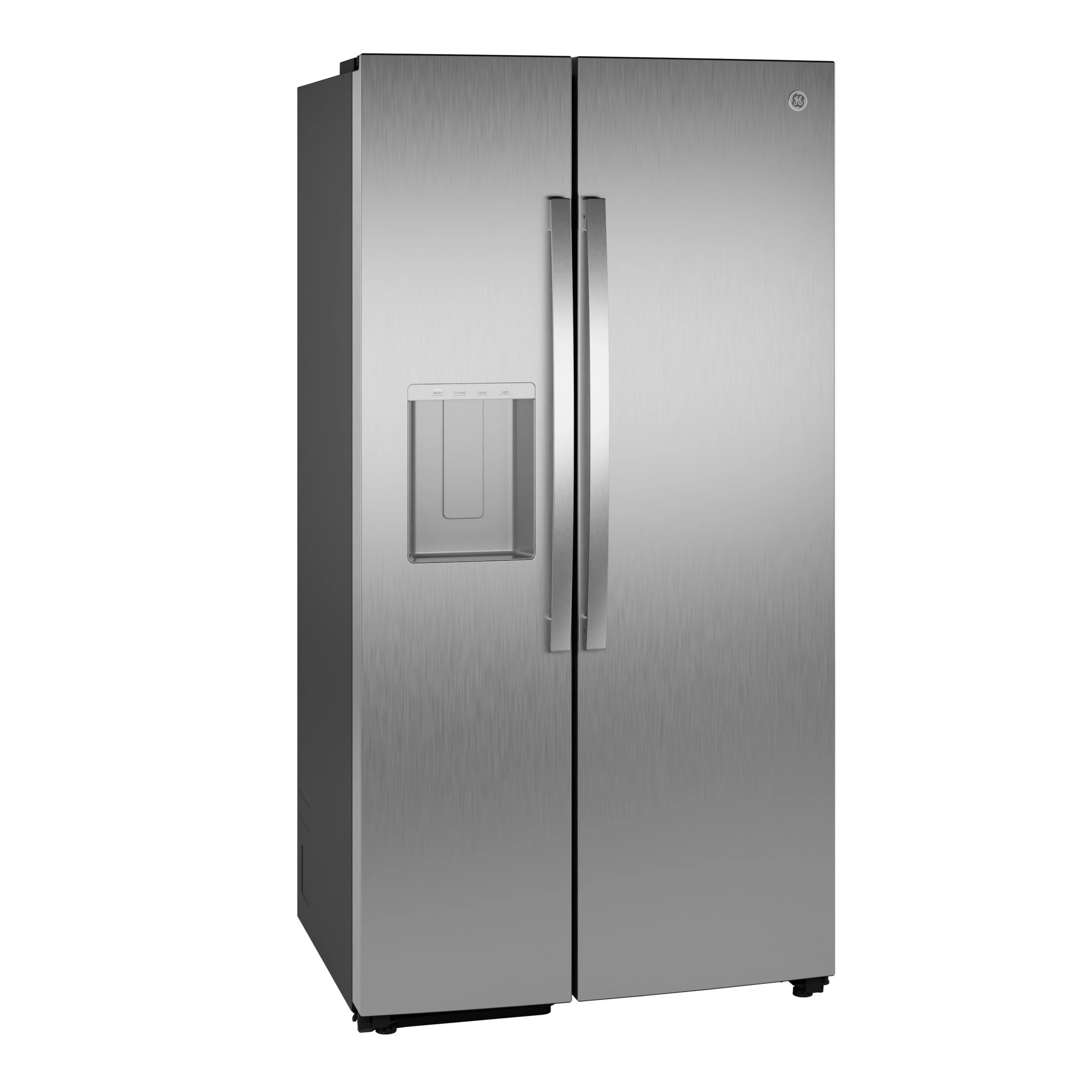 23.5 Cu. Ft. Counter-Depth Side-By-Side Refrigerator with LED Light Walls and Extra Tall Dispenser GZS24PYYFS