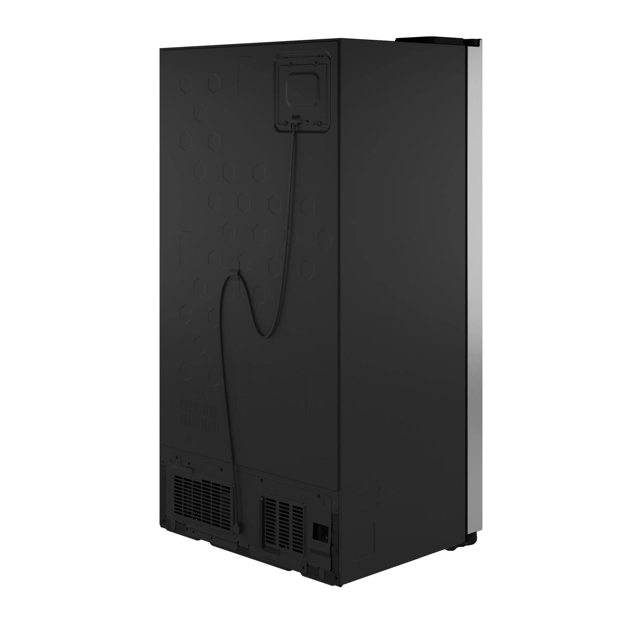 23.5 Cu. Ft. Counter-Depth Side-By-Side Refrigerator with LED Light Walls and Extra Tall Dispenser GZS24PYYFS