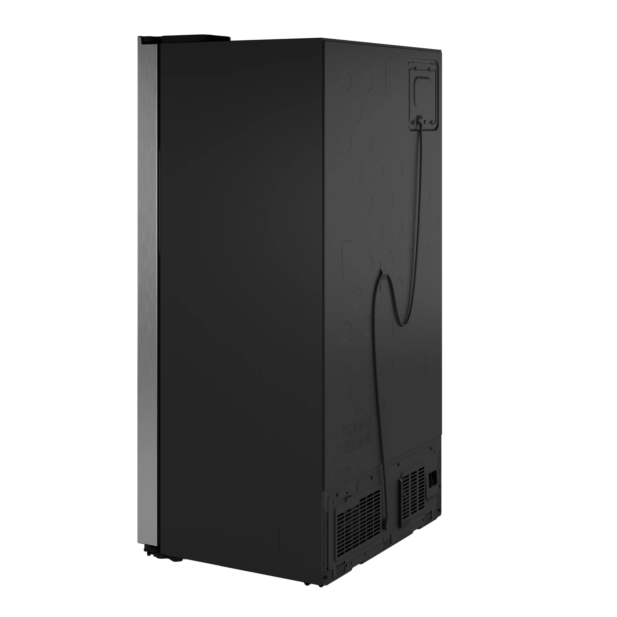 23.5 Cu. Ft. Counter-Depth Side-By-Side Refrigerator with LED Light Walls and Extra Tall Dispenser GZS24PYYFS