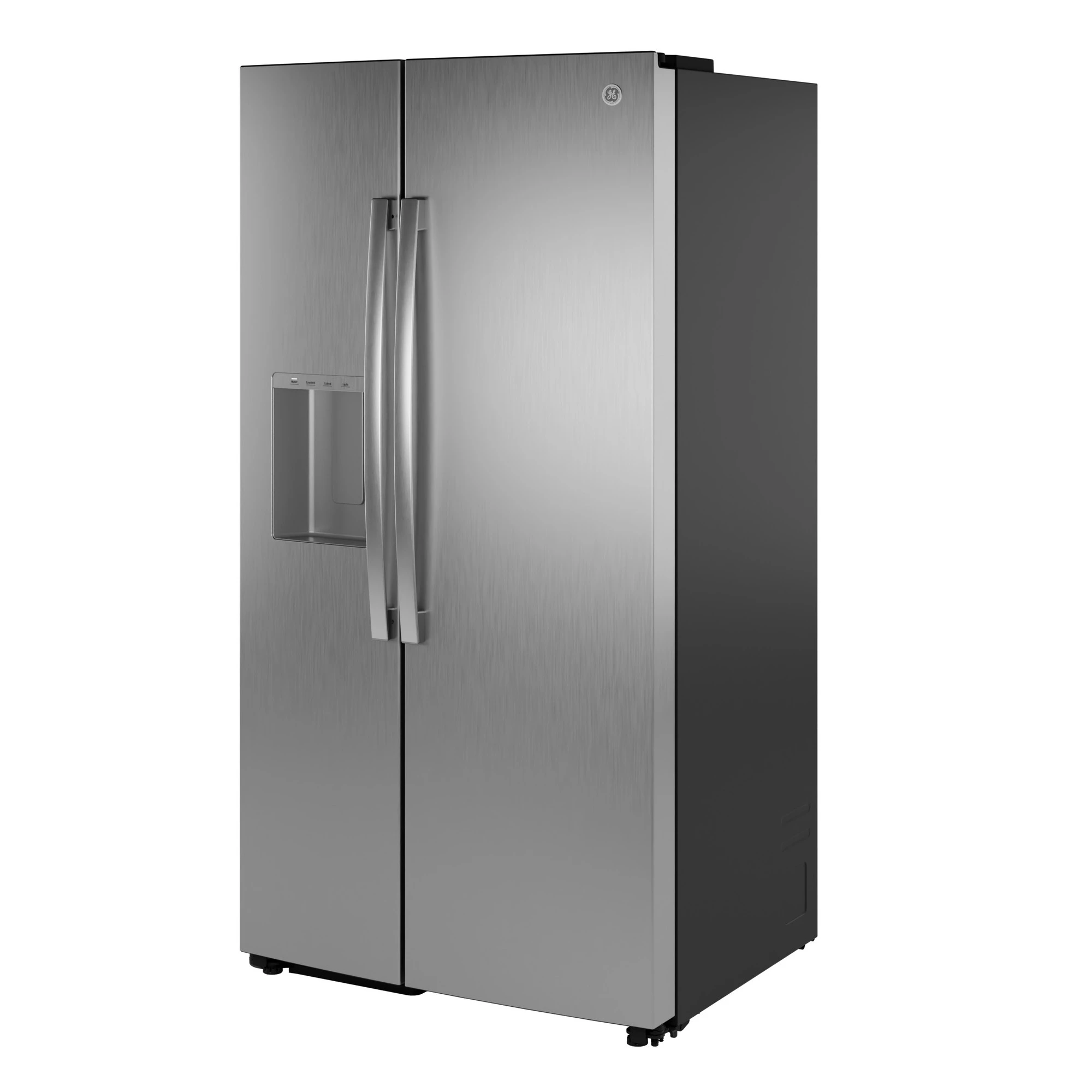 23.5 Cu. Ft. Counter-Depth Side-By-Side Refrigerator with LED Light Walls and Extra Tall Dispenser GZS24PYYFS
